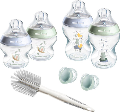 Tommee tippee natural start sutteflaske startsæt - 150 ml og 260 ml flasker til nyfødte babyer 0m+ - blå