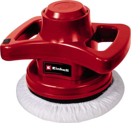 Einhell polermaskine cc-po 90 - 90 w - 3.700 t min - ø240 mm - inkl. 2x pudseklud (1x tekstil og 1x syntetisk)