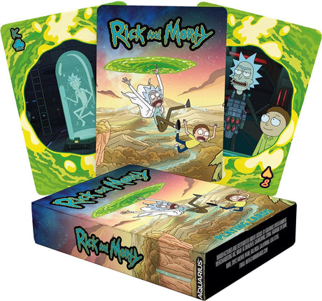 Aquarius rick and morty spillekort - officielt licenseret