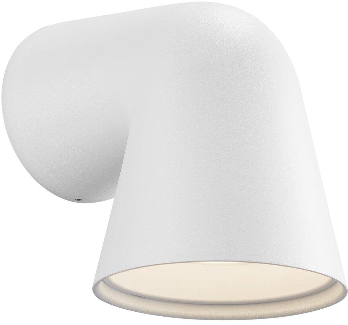 Nordlux front enkelt - væglampe - ip44 - gu10 - hvid