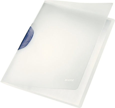 Leitz klemmemappe colorclip magic, din a4, pp, mørkegrå klemme