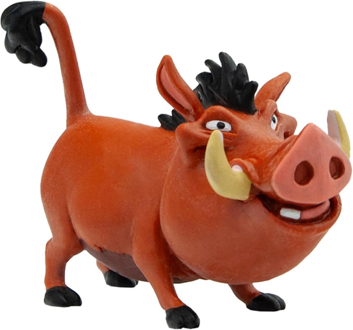 Bullyland 12533 ​​– legefigur og samlerfigur Pumbaa fra Walt Disney Løvernes Konge, ca. 7–8 cm – naturtro og detaljeret design – ideel som kagefigur og lille gave til børn fra 3 år.