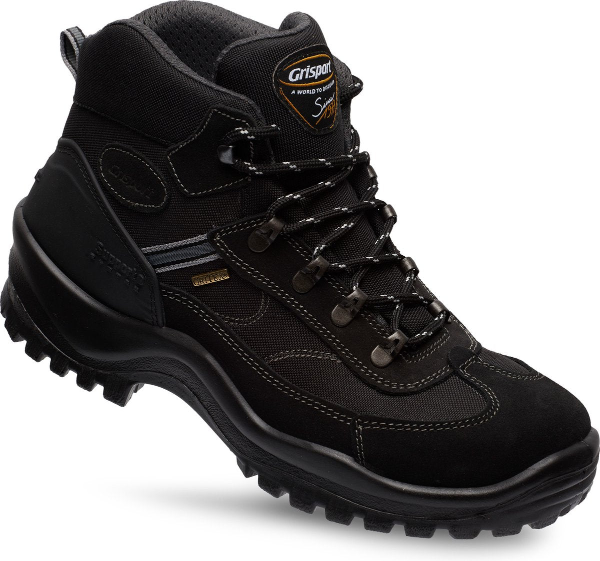 Grisport schoen torino mid 10670 | zwart 01 | maat 43 - 13.048.120.43