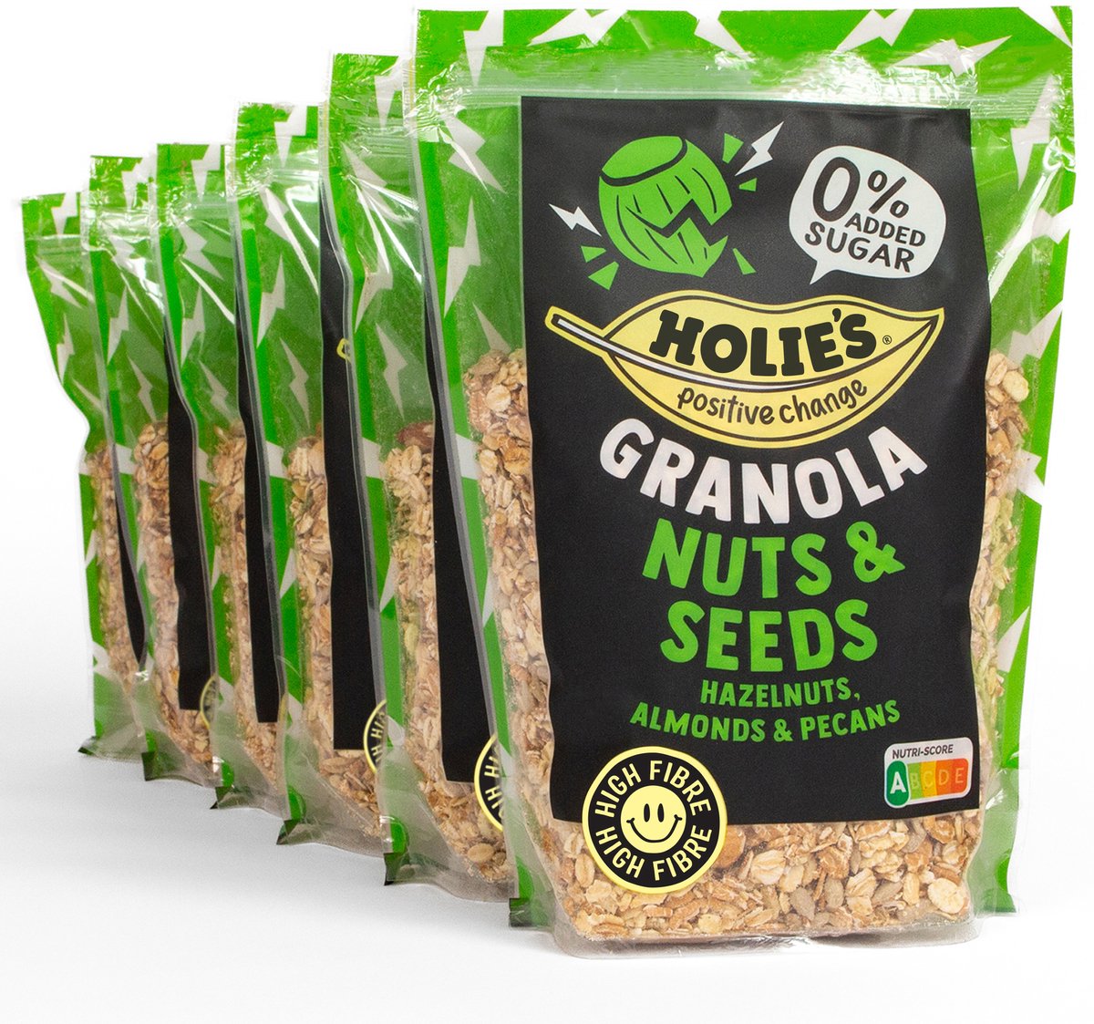 Holie's granola nuts seeds - noten ontbijtgranen zonder toegevoegde suiker
