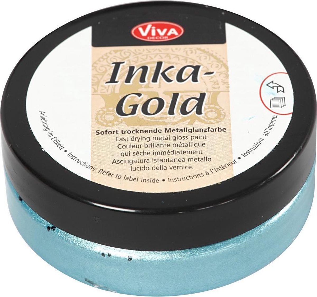 Viva inka-guld, 50 ml, turkis