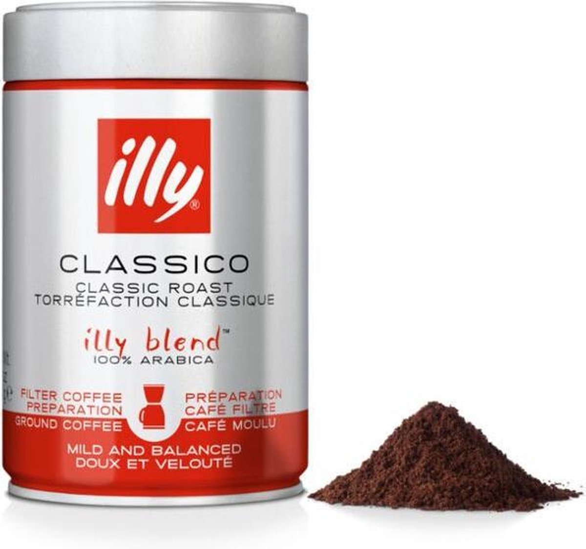 Illy - kaffemalet filterkaffe normalristet 12 x