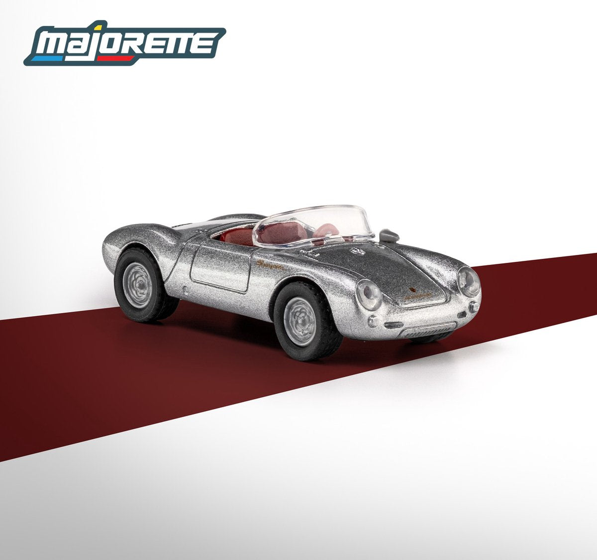 Majorette Porsche 550 spyder '55, sølv (kollektion)