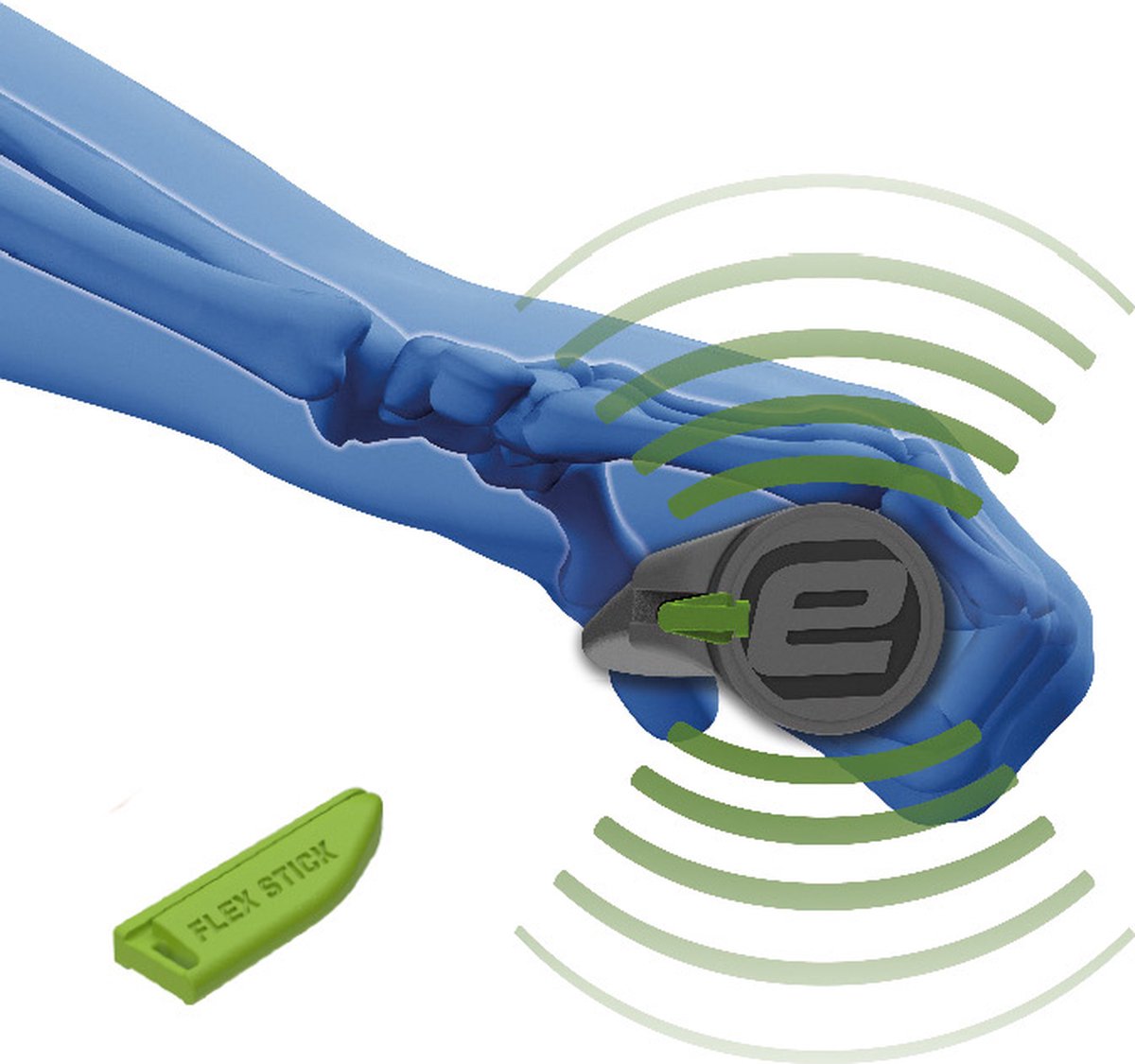 EC Active Flex Handle - Ergonomic - Justerbar hårdhed - komfort - sort