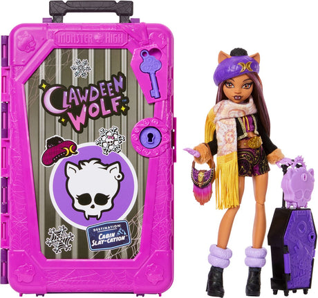 Monster high skulltimate secrets hytteferie legesæt - clawdeen wolf dukke og tilbehør