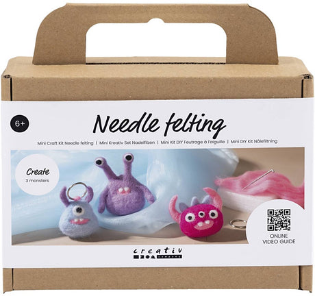 Creativ Company Mini Hobbyset Needle Feelet Monster