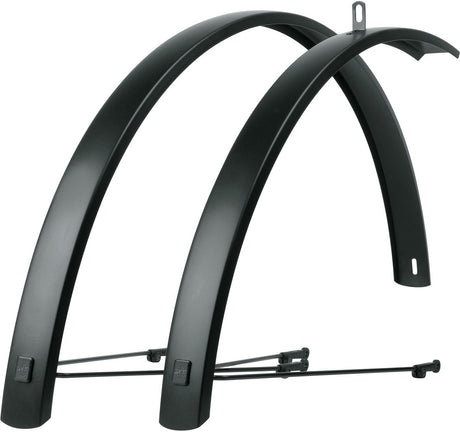 SKS Fender Set 28 (622) Edge Al 46mm aluminium sort