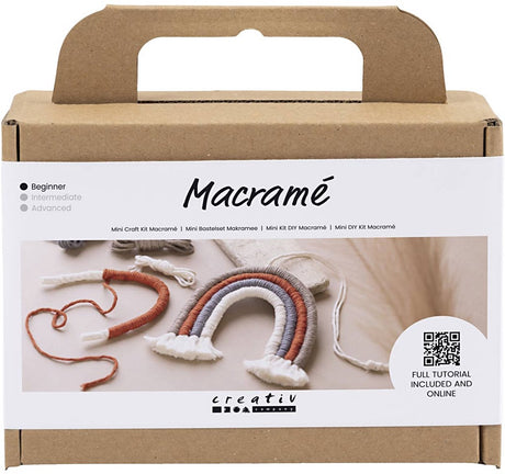 Kreativ virksomhed https: www.cchobby.nl mini-hobbyset-macrame-rainbow-1-doos