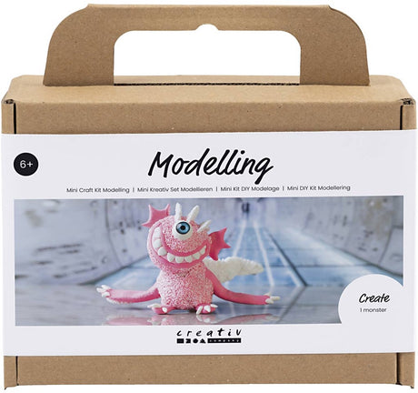 Kreativ virksomhed https: www.cchobby.nl mini-hobbyset-boetseren-monster-sally-lichtroze-1-doos