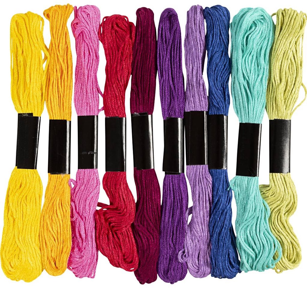 Creativ firma broderitråd farverig