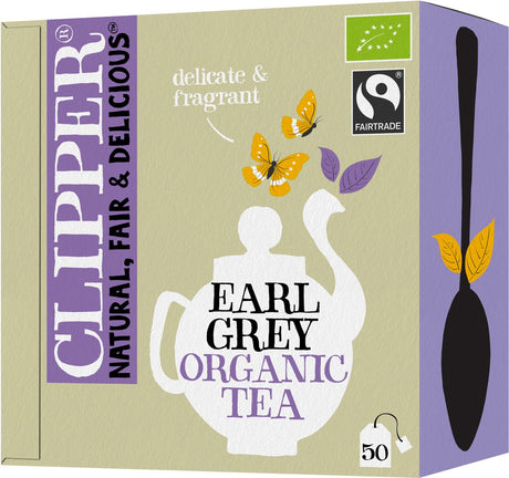 Clipper teklipper - økologisk te - earl grey - 4 x 50 teposer