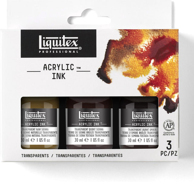 Liquidex blæk! 3-pak gennemsigtig