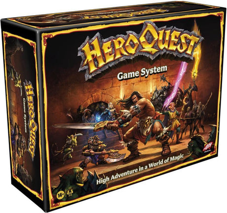 Hasbro gaming heroquest - spilsystem - brætspil (engelsk)