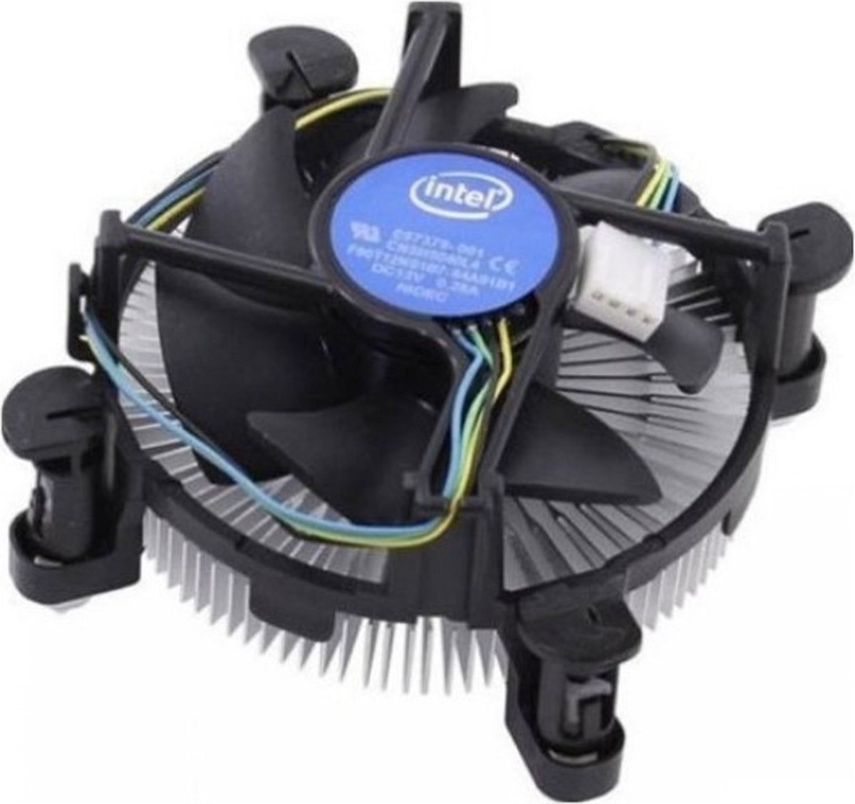 Intel e97379-003 kølesystem til computere processor luftkøler aluminium, sort