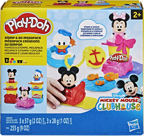 Play-doh disney junior stempel go mega pack