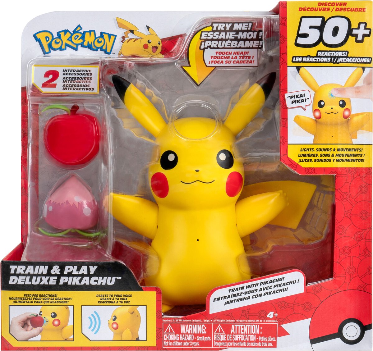 Jazwares Pokémon - Deluxe Train Play Pikachu legesæt