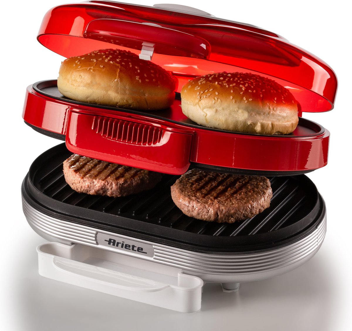 Ariete - 50'er stil hamburgermaskine - 1200w - fest tid - rød