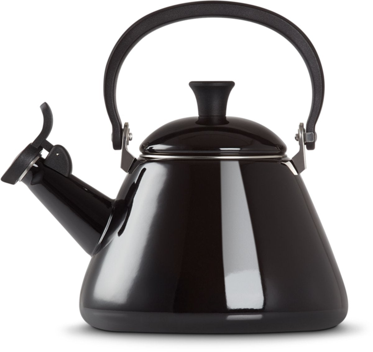 Le Creuset fløjtekedel Kone - ibenholt sort - 1,6 liter - induktion egnet -