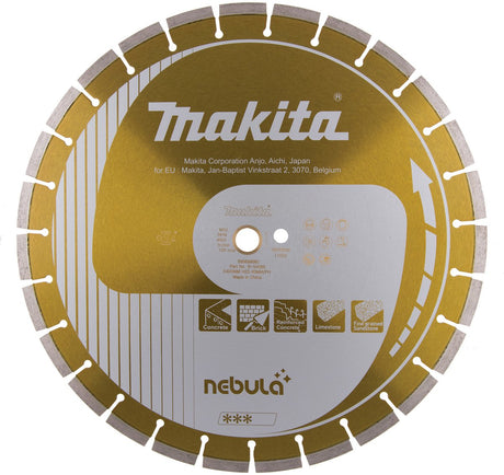 Makita diamantskæreskivetåge 400 x 25,40 x 10 mm - tåge
