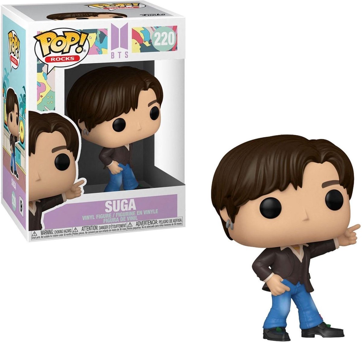 Funko bts samlerfigur pop! klipper suga dynamit 9 cm flerfarvet