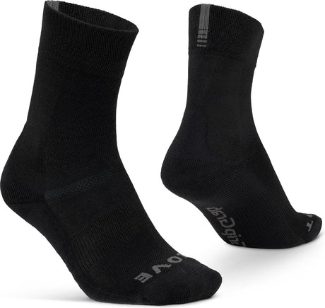 Gripgrab - thermo SL vintercykelstrømper isolerende cykelstrømper - sort - unisex - str. L