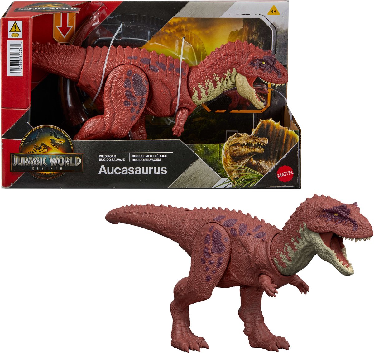 Mattel Jurassic World Rebirth - Wild Roaring - Aucasaurus