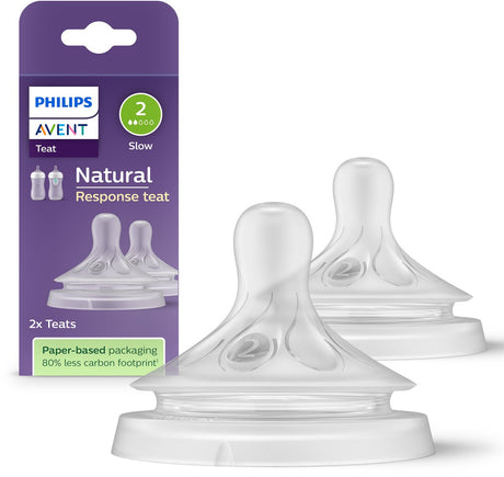 Philips avent naturlig sugerefleks – hastighed 2, 0+ måneder, 2 styk – scy962 02 – flaskesutter