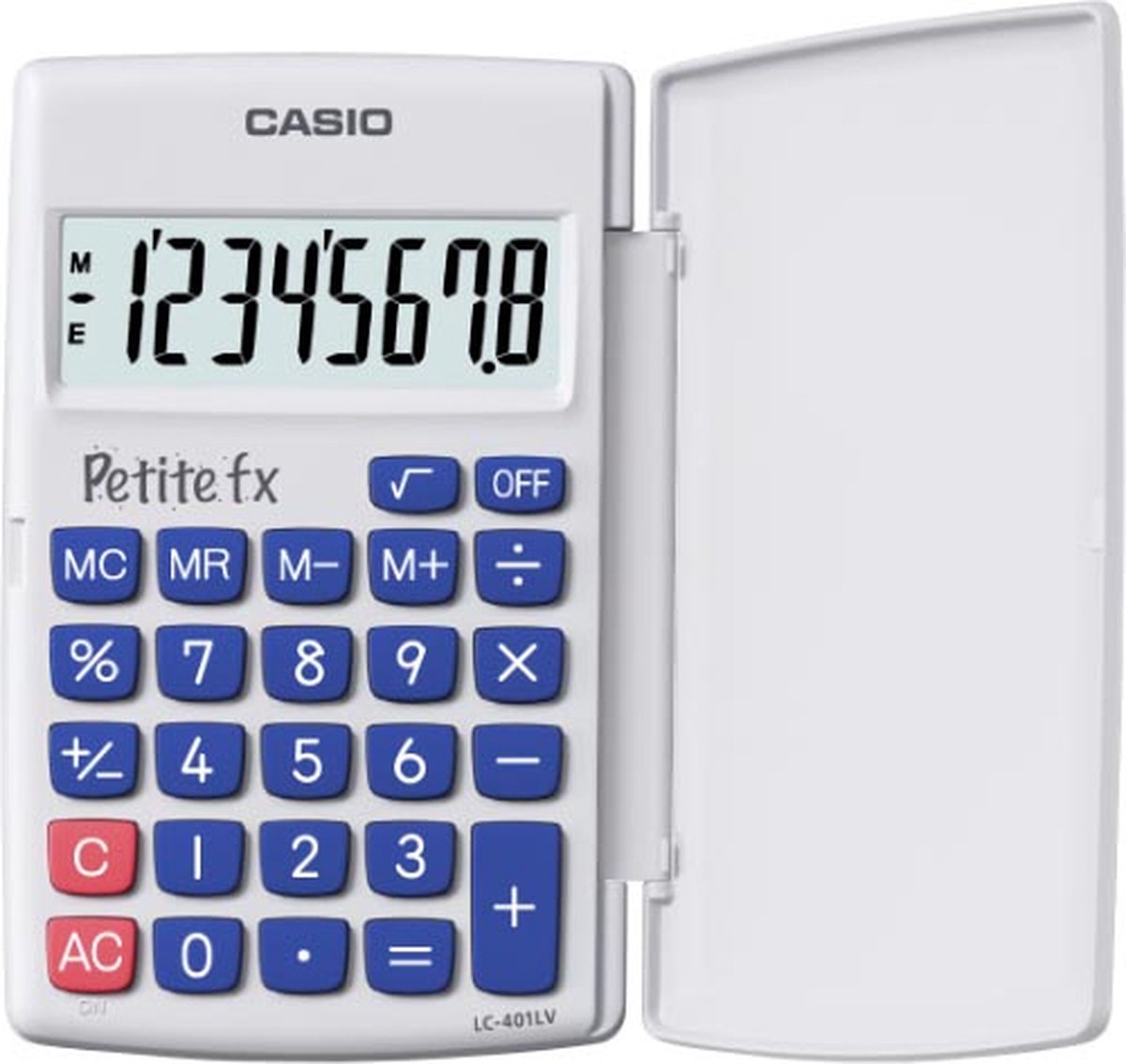 Casio ms-20uc – bordregner – 12-cifret display – hvid