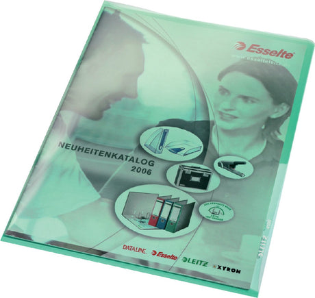 Leitz premium view mappe - a4 - 100 stk - grøn