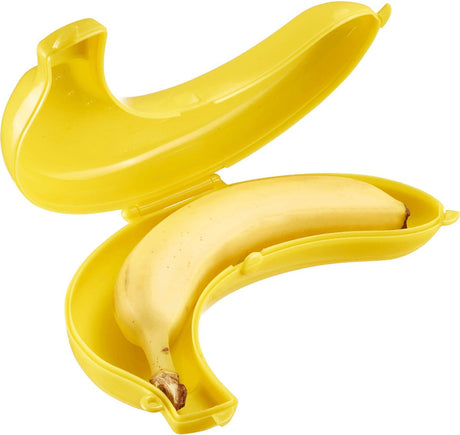 Westmark banankasse - praktisk premium banankasse, robust BPA-fri, perfekt beskyttelse til på vejen - 235 x 139 x 52 mm
