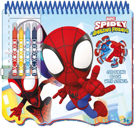Toyland spidey stencil tegneblok