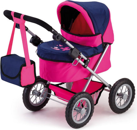 Bayer design - trendy dukkevogn - pink og blå