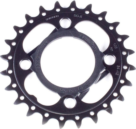 Shimano kædekrans deore fc-m522 24t 64 mm sort