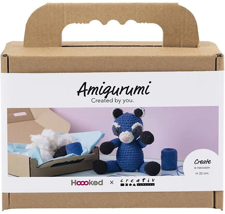 Kreativ virksomhed https: www.cchobby.nl hobbyset-amigurumi-raccoon-black-blue-1-doos