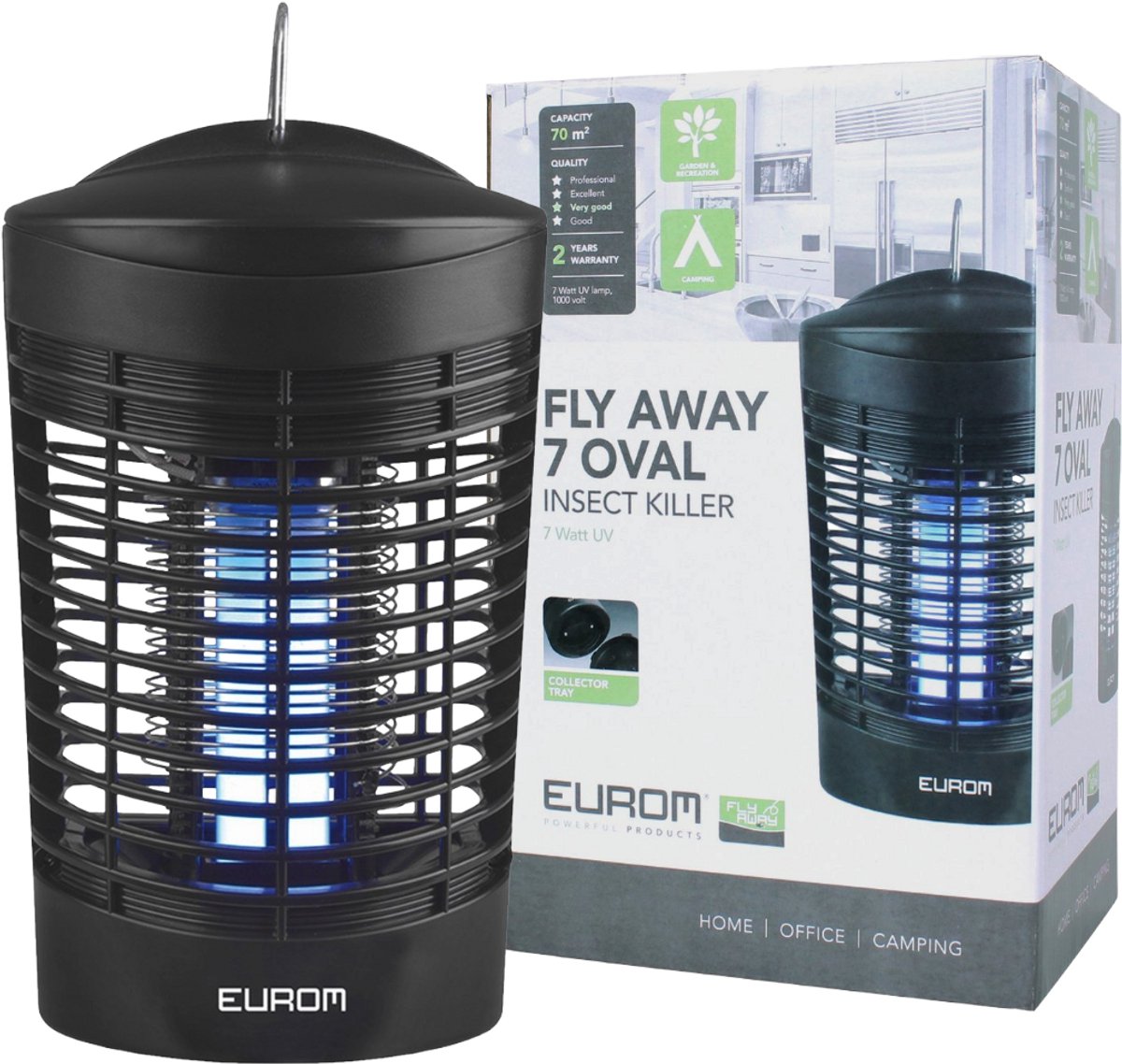 Euromac eurom insektlampe - 230 volt - 70 m²