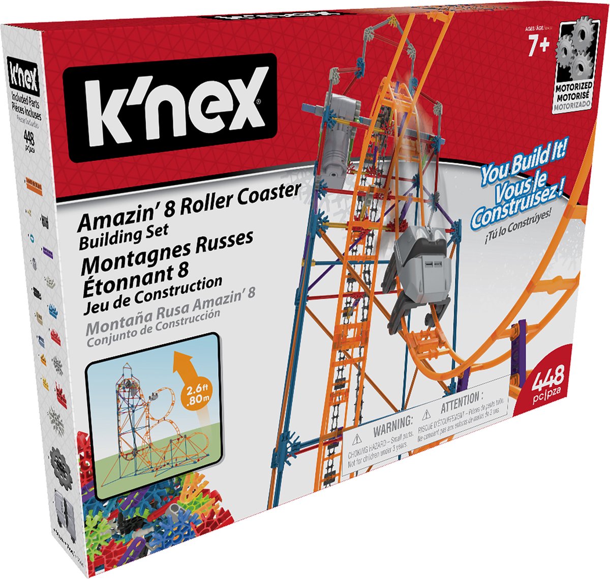 K'nex amazin' 8 rutsjebane sæt