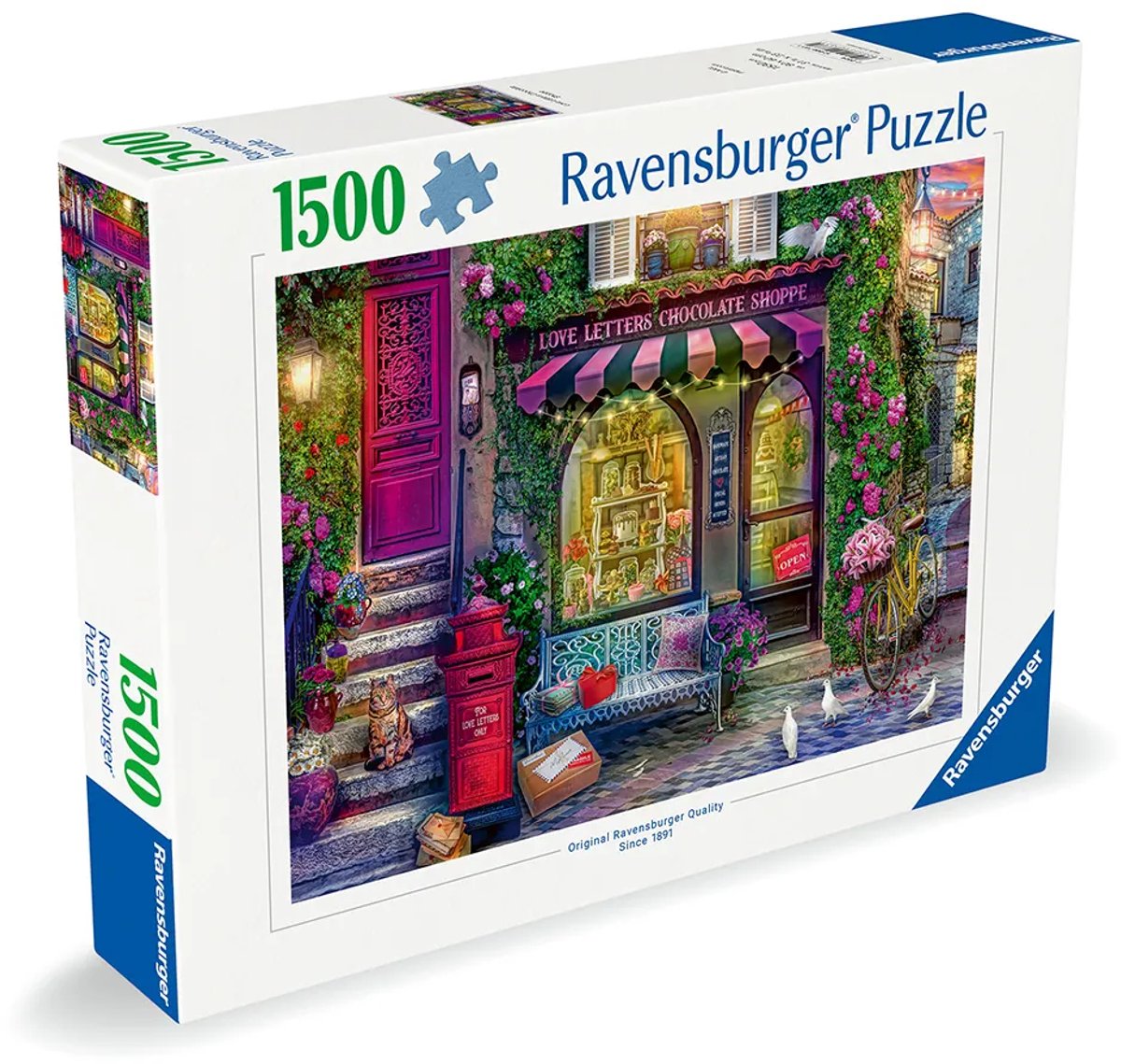 Ravensburger – 12000737 – puslespil 1500 brikker – blødt klik