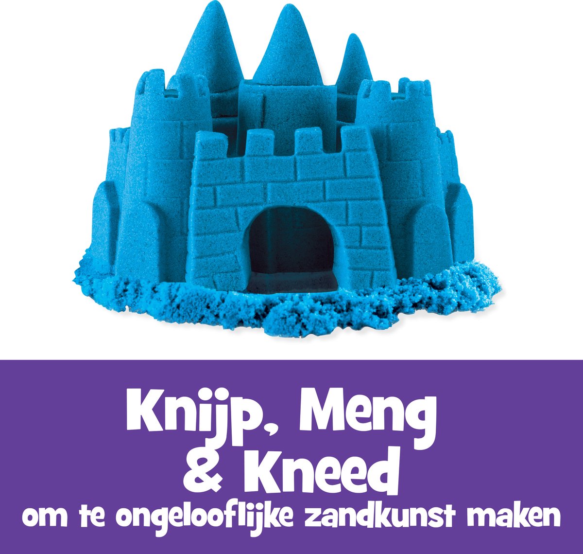 Kinetisk sand - legesand - 907 g original - blå - sanselegetøj
