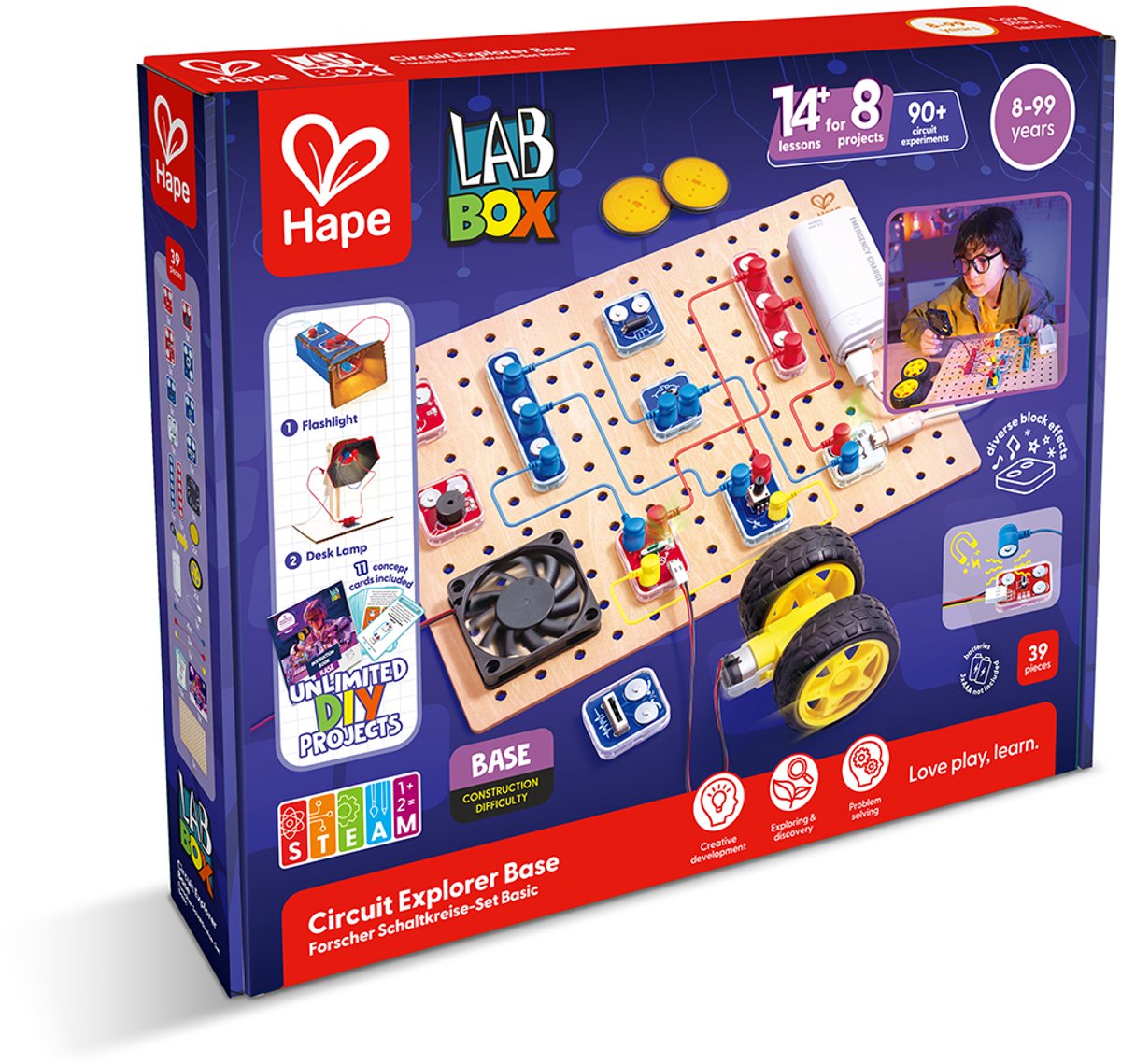 Hape labbox circuit explorer base - - fra 8 år