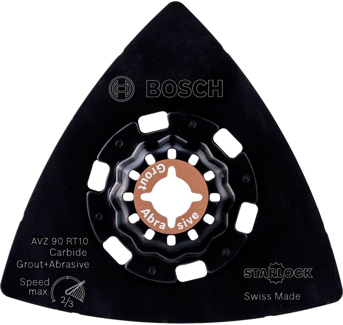 Bosch hårdmetal slibeplade avz 90 rt10 90 mm korn 10 - 26092...