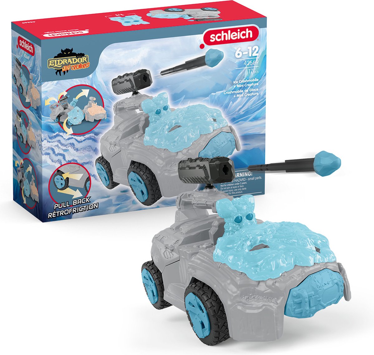 Schleich Eldrador ice crash mobil med mini væsen 42669