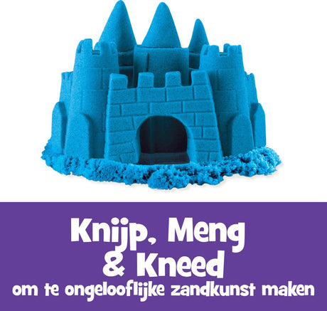 Kinetisk sand - legesand - 907 g original - blå - sanselegetøj