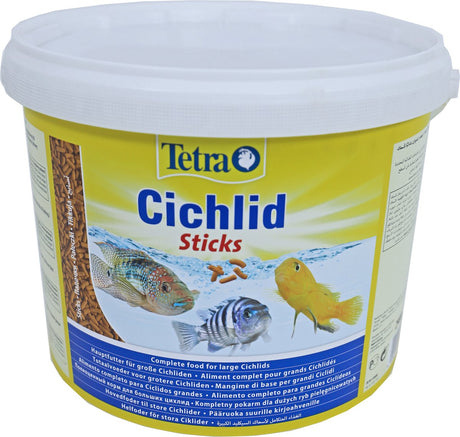 Tetra fiskemad cichlide-pinde spand - 10 l