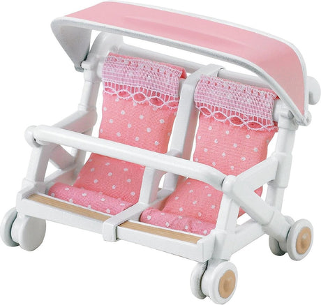 Sylvanian familier 4533 dobbelt klapvogn dukkehus møbler