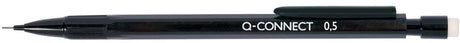 Q-connect mekanisk blyant, 0,5 mm, hb, sort, æske med 10 stk.