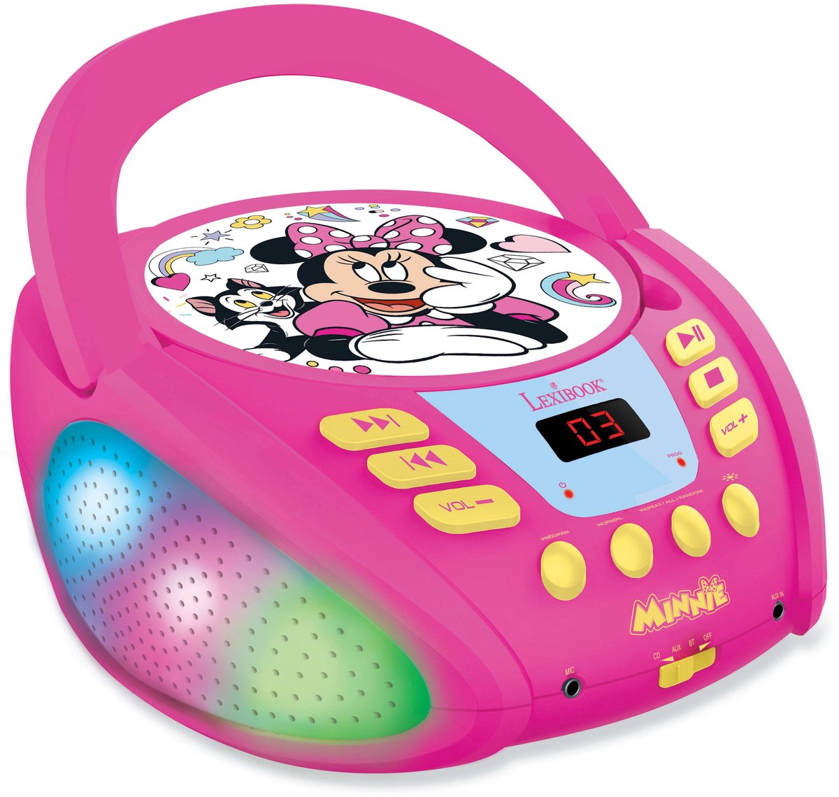 Lexibook minnie bluetooth light cd-afspiller